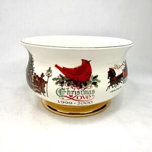 Christmas Charles Wysocki Christmas 1999-2000 Bowl